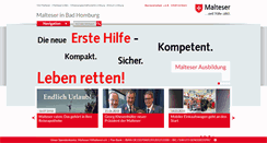 Desktop Screenshot of malteser-bad-homburg.de